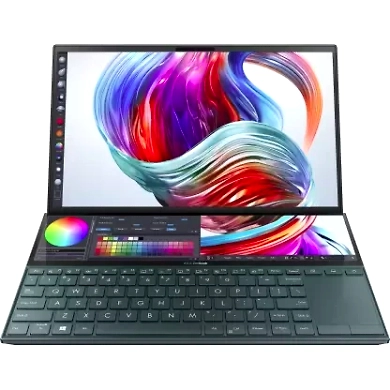 Asus Zenbook Pro Duo 15 OLED / i9 12900H / RTX 3060 / 32GB LPDDR5 / 1TB 4.0 Performance SSD / 15.6-inch 4K OLED  / NumberPad /  / Backlit Keyboard / Celestial Blue / Win 11 / MS Office / UX582ZM-H901WS-UX582ZM-H901WS