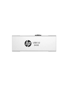 HP 818w 64GB USB 3.2 Flash Drive Silver Metal-1-sm