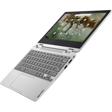 LENOVO Chromebook, Celeron N4500 4GB, 128GB EMMC CHROME OS INTEGRATED GRAPHICS 11.6&quot; HD IPS 250nits Glossy Arctic Grey 1.25 Kg 1 Year Onsite TOUCH, 82N30012HA-1