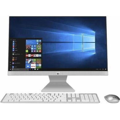 ASUS AIO Athlon Silver 3050U, All-in-One Desktop (4GB/1TB HDD/Windows 10/Integrated Graphics/with Wired Keyboard &amp; Mouse/White/ 23.8 FHD-M241DAK-WA169T