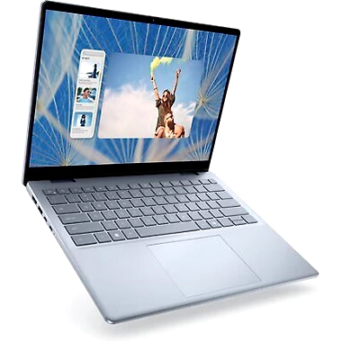 Dell Inspiron 7440 Laptop i5-1334U/16GB DDR5/512GB SSD/Win 11 + Office H&amp;S 2024 + M365 /14&quot;FHD+Touch/Backlit  FPR/Ice Blue /D E Bag-OIC7440134501RINU1O