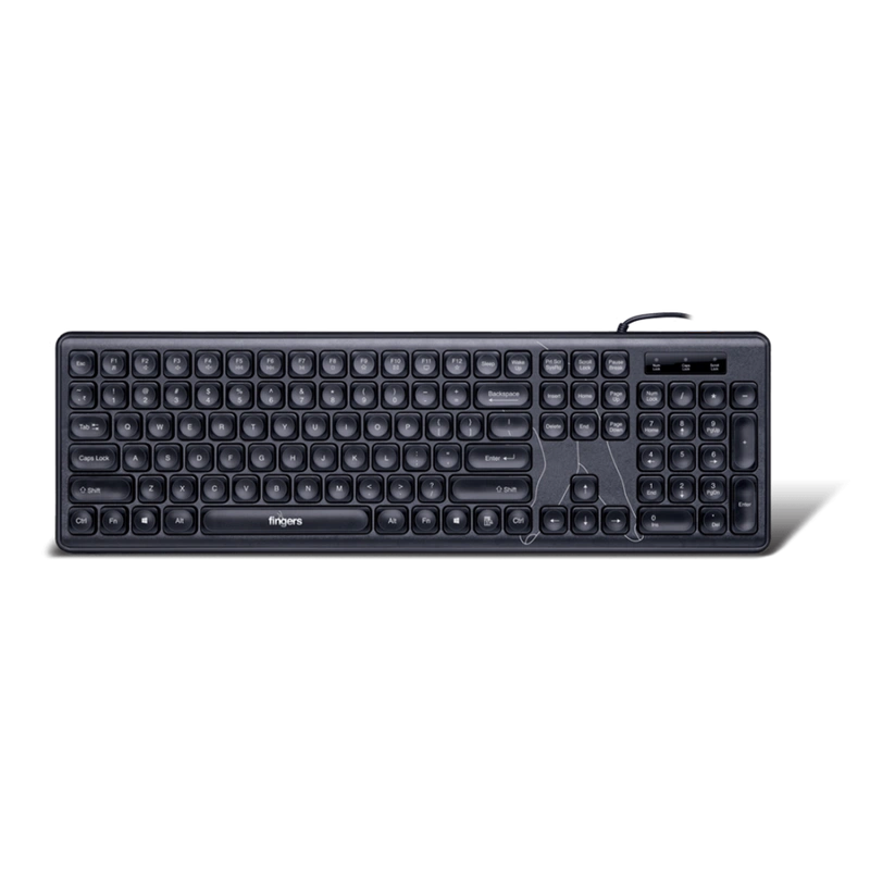 Fingers Velvet Combo C4 Wired Keyboard + Mouse-2