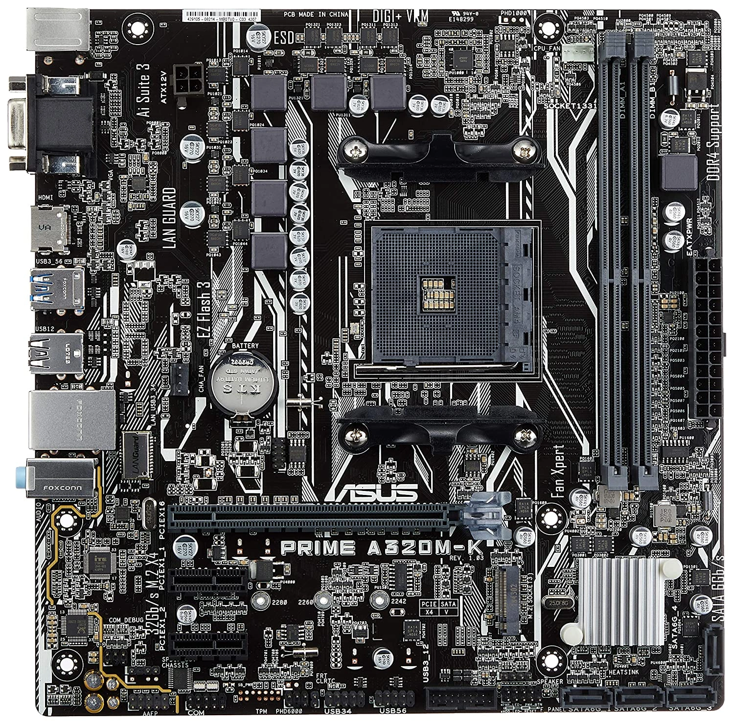Buy MOTHERBOARD Online From CAS Computers ASUS PRIME A320M-K | CAS