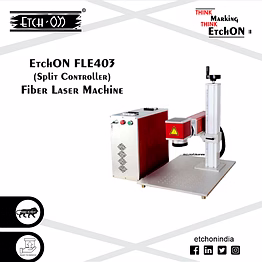 etchon split controller fiber laser marking machine