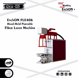 etchon hand held portable fiber laser marking machine