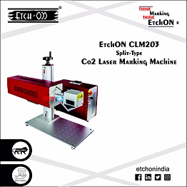 etchon split type co2 laser marking machine,