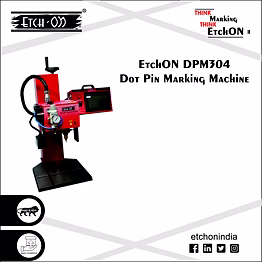 etchon benchtop cum portable dot pin marking machine standalone (export series)