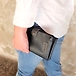 Black Leather Gadget Pouch