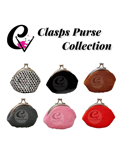 Clasps Crochet Purse-CSCP-1