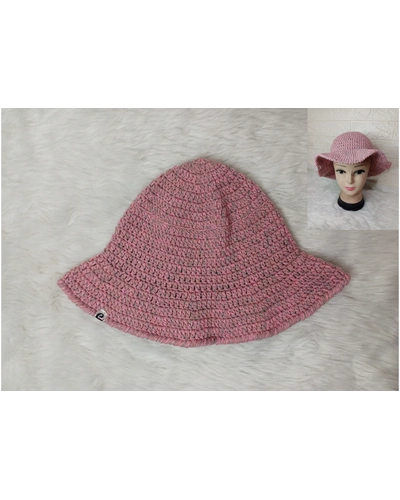 Bucket Hat - mixed old rose, medium | CVoorheis Handicraft Shop