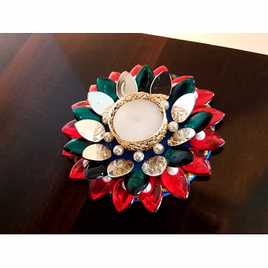 Traditional Floating Flower Diya-9