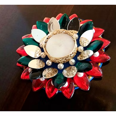 Traditional Floating Flower Diya-1