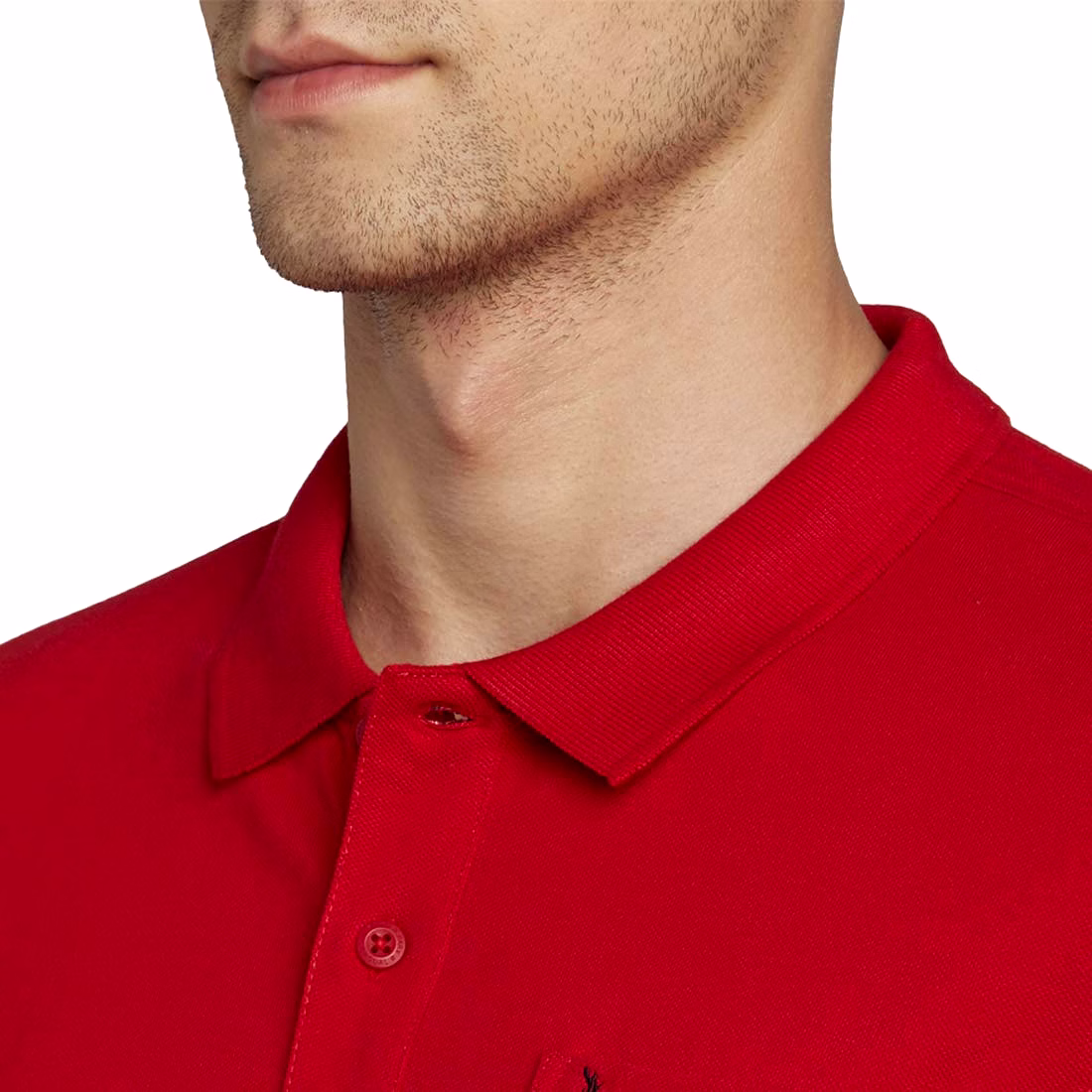 Parx Men Solid Red  Coloured Cotton Tshirts image 6
