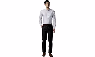 Park Avenue Mens Striped Slim Fit Formal Shirt /Wrinkle free shirt