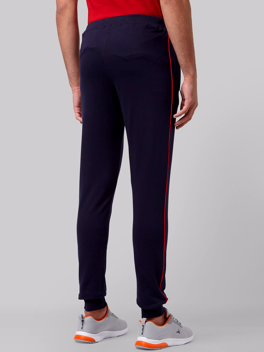Park Avenue Men cotton Blend Track Pant -Blue image 2