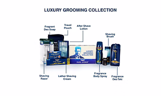 Park Avenue Luxry Grooming Collection ( combo 0f 7 + Travel pouch )