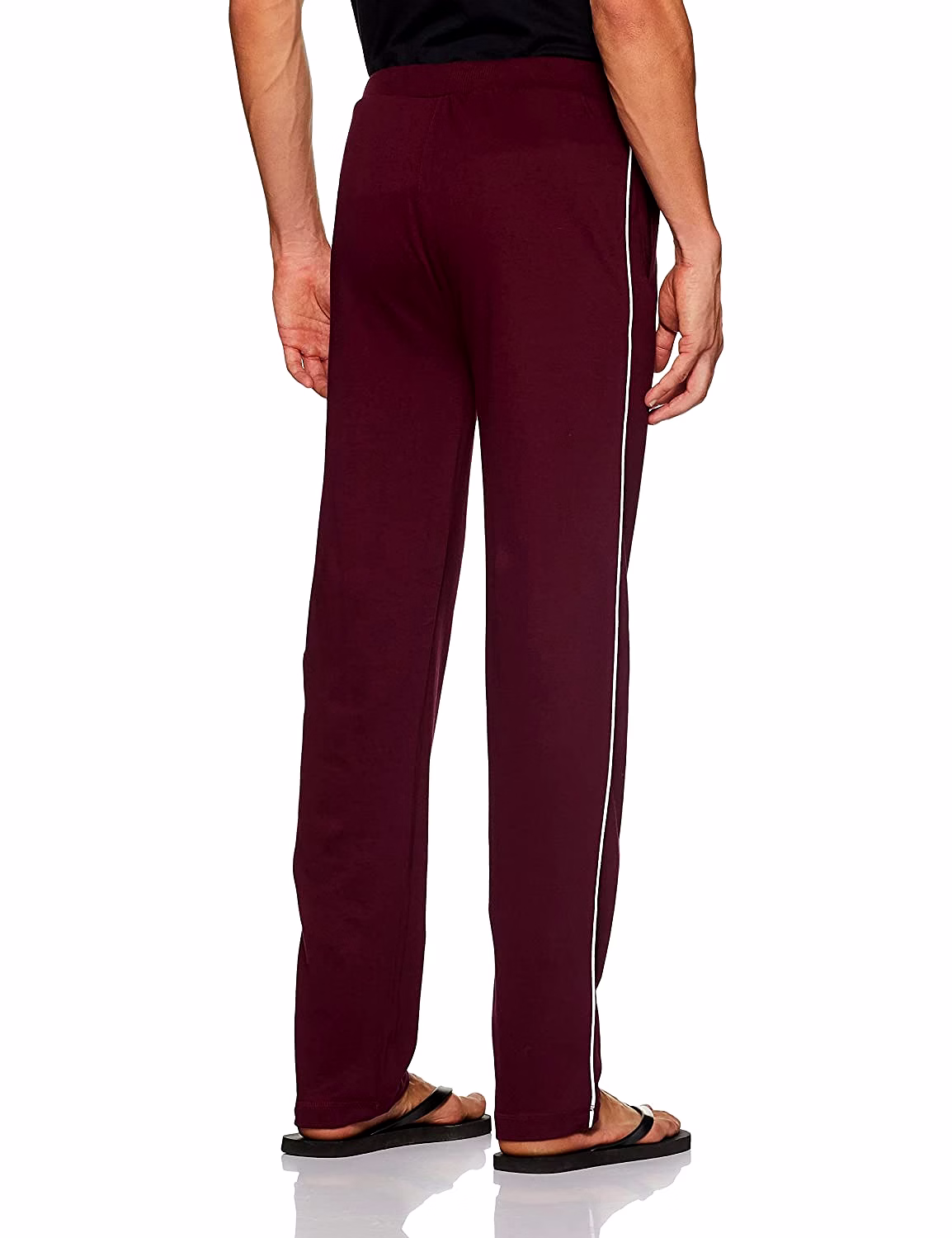 Park Avenue Solid Men Mahroon Track Pant image 3