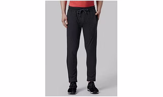 Park Avenue Men Cotton Blend Track Pant -Dark Grey