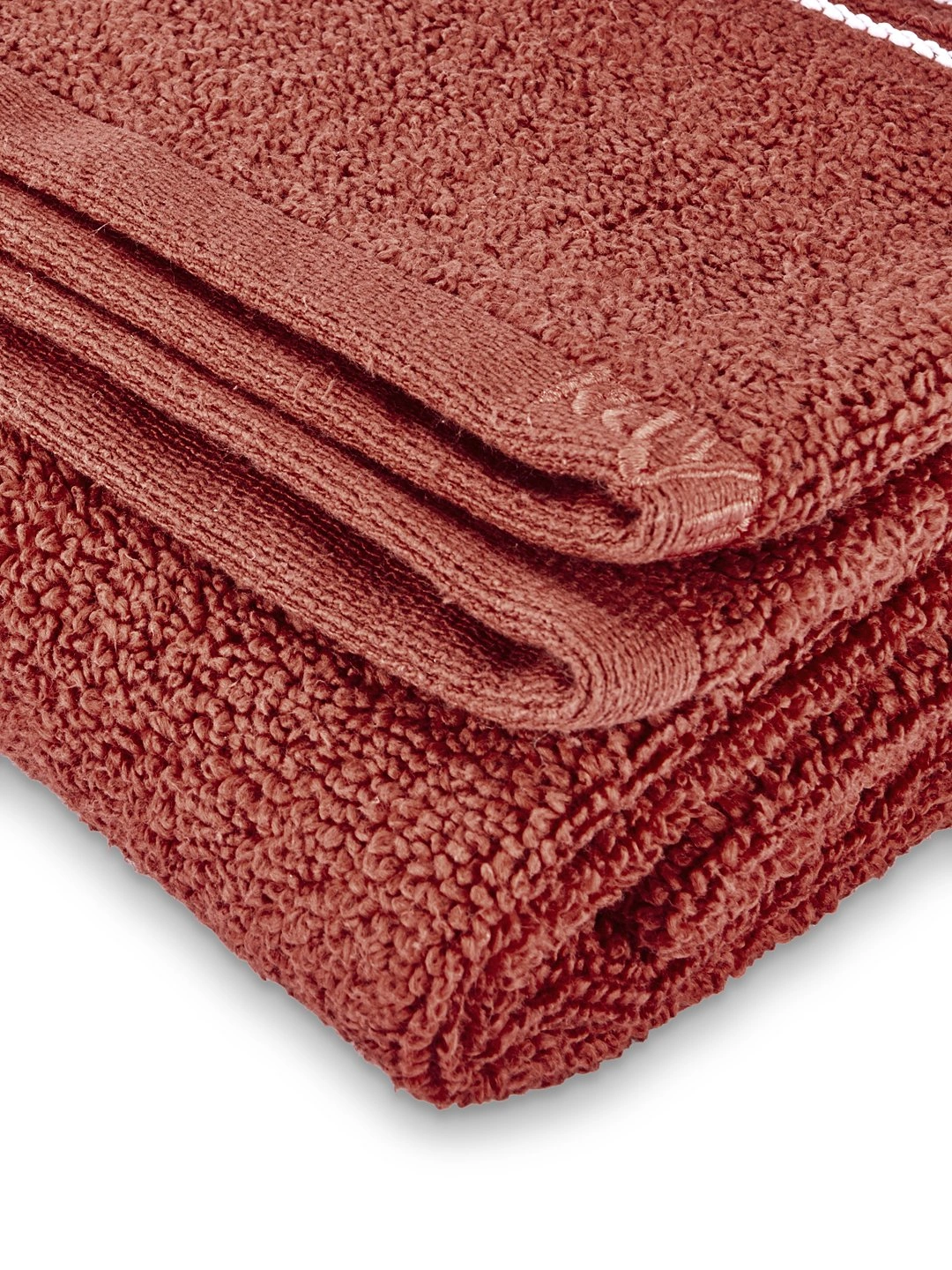 Raymond Home Cotton 450 GSM Bath Towel-Red-z-1