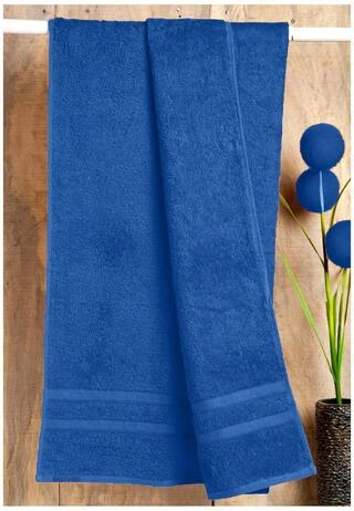 Raymond Blue Bell Cotton Bath Towel, 500 GSM - BLUE-Blue-z-2