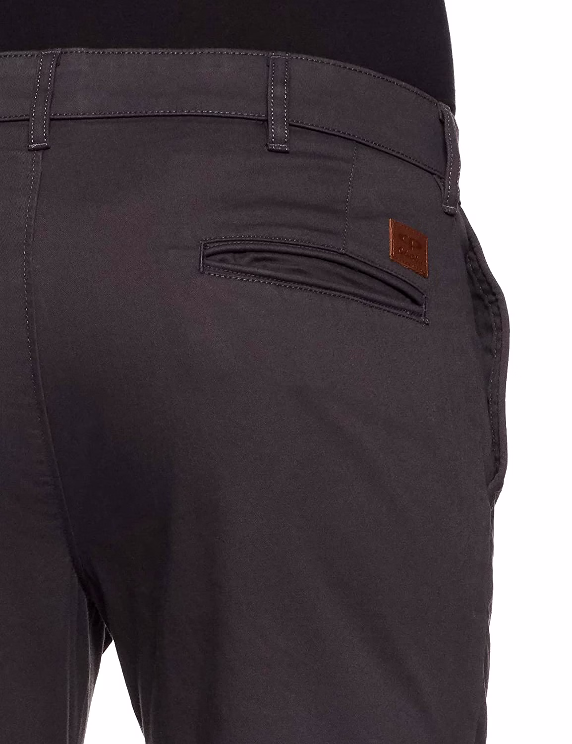 Colour Plus Dark Grey Cotton Regular Fit Trouser image 3