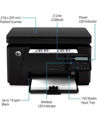 HP Laserjet Pro M126nw Multi-Function Monochrome Laser Printer-2