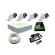 HIKVISION 1MP ECO 4 CHANNEL HD DVR CAMERA  4 PCS  1TB HARD DISK  FULL COMBO SET-1MP4CHE-sm