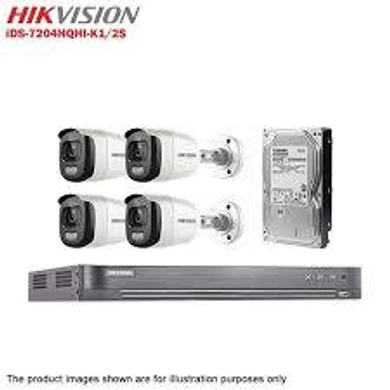 HIKVISION 2MP TURBO 4 CHANNEL HD DVR CAMERA  4 PCS  1TB HARD DISK  FULL COMBO SET-1