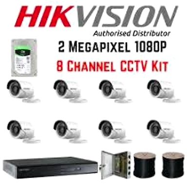 HIKVISION 2MP ECO 8 CHANNEL HD DVR CAMERA  8 PCS  1TB HARD DISK  FULL COMBO SET-3