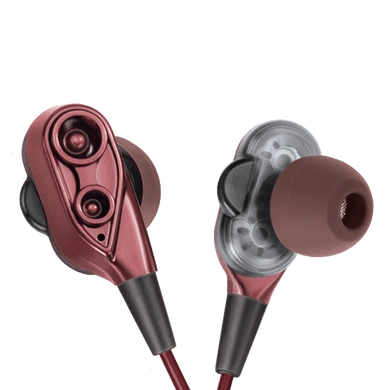 Fingers Dual Driver MusiPods W6 - Burgundy-3