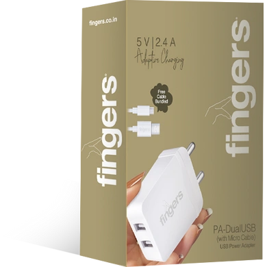 Fingers  PA-DUAL USB + CABLE (Micro)-2