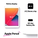 APPLE New I pad 8th I Pad Wi-Fi 128 GB Gray/Sliver/ Gold /10.2”-2-sm
