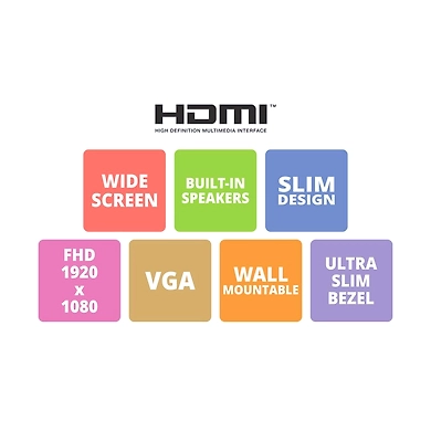 MT65-ZEB A24FHD LED 23.8 (HDMI) COMPUTER MONITOR - Pure Pixel-5