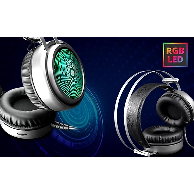 H-ZEB GAMING WIRED HEADPHONE WITH MIC &amp; VOL (8 BIT)-3
