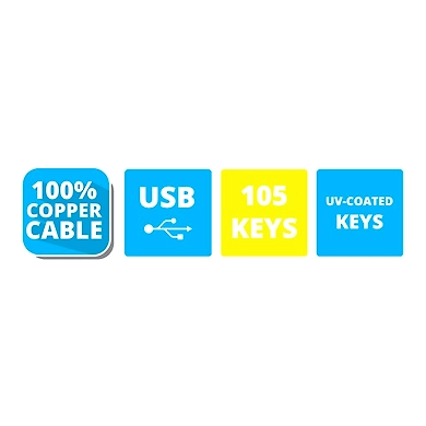 KB-K25 COMPUTER USB KEYBOARD-zk25kb