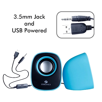 SPK-ZEB 2.0 COMPUTER MULTIMEDIA SPEAKER ( PEBBLE NEW )-4