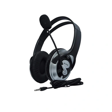 HP B4B09PA Headphones with Mic (Black)-HPB4B09PA