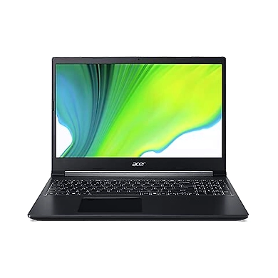 ACER Aspie 7
A715-75G
NH.Q97SI.001
Intel 10th Gen Core i5 – 10300H Processor , 8 GBDDR 4 Ram, 512 GB SSD,15.6” IPS FHD Screen, 4GB
NVIDIA GTX 1650 DDR6 GRAPHICS CARD Windows10 ,BACKLIGHT KEYBOARD,
Obsidian Black (Normal Bag)-A71575L