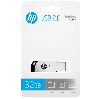 HP 32GB USB 2.0 Pendrive-hpfd236w-32