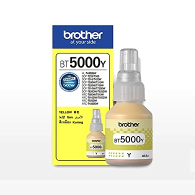 BROTHER BT5000Y Ink Bottle (Yellow)-bt5000y