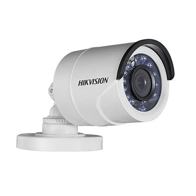 HIKVISION 2MP Bullet with inbuilt Mic DS-2CE16D0T-ITPFS + USEWELL BNC/DC, White-H2MPTC