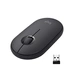 Logitech Pebble M350 Wireless Mouse with Bluetooth or USB - Silent, Slim Computer Mouse with Quiet Click for Laptop, Notebook, PC and Mac - Graphite-LPM350WLM-sm