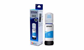 Epson 003 65 ml for EcoTank L3110/L3115/L3116/L3150/L3151/L3152/L3156/L5190 cyan ink bottle