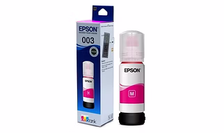 Epson 003 65ml Ink Bottle (Magenta);Compatible with :L3110 /L3101/ L3150 / L4150 / L4160 / L6160 / L6170 / L6190 Printer Models
