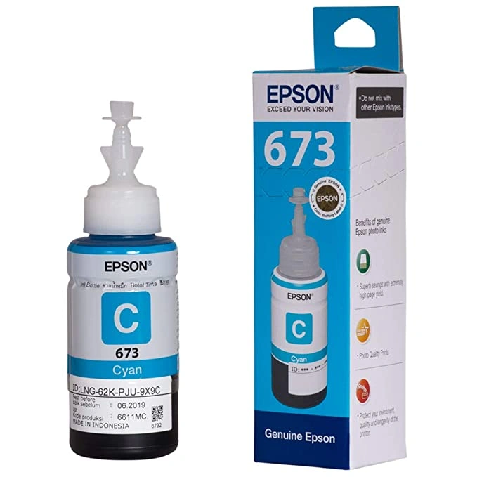 Epson T6732 Ink Bottle (Cyan)-E6732CI