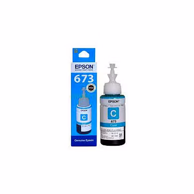 epson 673 ink bottle cyan ( L800/ L805/ L810/ L850/ L1800)-E673CI