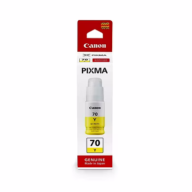 canon pixma 70 ink bottle yellow (G5070, G6070, G7070)-C70Y