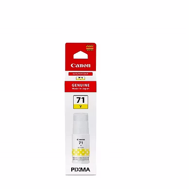 canon pixma 71 ink bottle yellow (G1020 /G2020/ G2020 NV/ G2021/G2060 /G3020 /G3020 NV/ G2021 / G3060)-C71Y