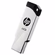 HP v236w USB 2.0 64GB Pen Drive, Metal, Silver-1-sm