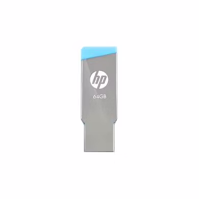 HP v236w USB 2.0 64GB Pen Drive, Metal, Silver-2